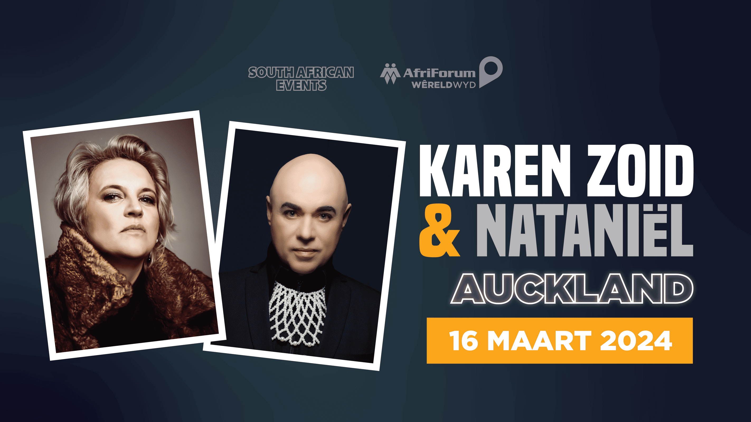 Karen Zoid en Nataniël in Auckland AfriForum Wêreldwyd
